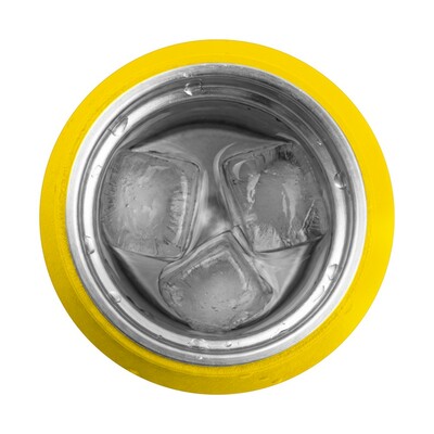 Butelka termiczna 530 ml Air Gifts | Almaide z nadrukiem Twojego logo, materiał: plastik, stal nierdzewna, stal, kolor: żółty Butelka termiczna 530 ml Air Gifts | Almaide z nadrukiem Twojego logo, materiał: plastik, stal nierdzewna, stal, kolor: żółty