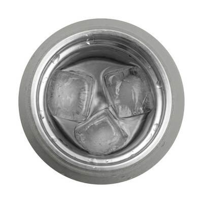 Butelka termiczna 530 ml Air Gifts | Almaide z nadrukiem Twojego logo, materiał: plastik, stal nierdzewna, stal, kolor: szary Butelka termiczna 530 ml Air Gifts | Almaide z nadrukiem Twojego logo, materiał: plastik, stal nierdzewna, stal, kolor: szary