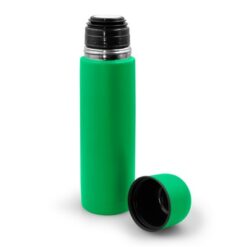 Termos 500 ml | Olympe z nadrukiem Twojego logo, materiał: stal nierdzewna, stal, kolor: zielony