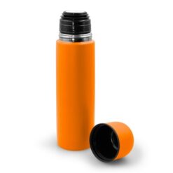 Termos 500 ml | Olympe z nadrukiem Twojego logo, materiał: stal nierdzewna, stal, kolor: pomarańczowy
