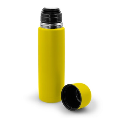 Termos 500 ml | Olympe z nadrukiem Twojego logo, materiał: stal nierdzewna, stal, kolor: żółty Termos 500 ml | Olympe z nadrukiem Twojego logo, materiał: stal nierdzewna, stal, kolor: żółty