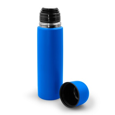 Termos 500 ml | Olympe z nadrukiem Twojego logo, materiał: stal nierdzewna, stal, kolor: niebieski Termos 500 ml | Olympe z nadrukiem Twojego logo, materiał: stal nierdzewna, stal, kolor: niebieski