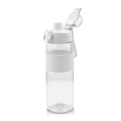 Butelka sportowa 850 ml Air Gifts |Flore z nadrukiem Twojego logo, materiał: plastik, pp, pc, tritan, kolor: biały