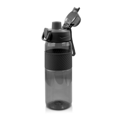 Butelka sportowa z Tritanu 850 ml Air Gifts | Flore z nadrukiem Twojego logo, materiał: plastik, pp, pc, tritan, kolor: czarny Butelka sportowa z Tritanu 850 ml Air Gifts | Flore z nadrukiem Twojego logo, materiał: plastik, pp, pc, tritan, kolor: czarny