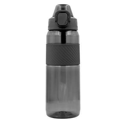Butelka sportowa z Tritanu 850 ml Air Gifts | Flore z nadrukiem Twojego logo, materiał: plastik, pp, pc, tritan, kolor: czarny Butelka sportowa z Tritanu 850 ml Air Gifts | Flore z nadrukiem Twojego logo, materiał: plastik, pp, pc, tritan, kolor: czarny