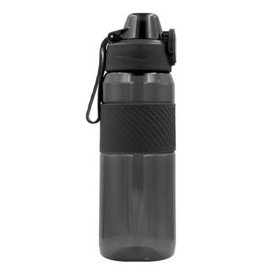 Butelka sportowa z Tritanu 850 ml Air Gifts | Flore z nadrukiem Twojego logo, materiał: plastik, pp, pc, tritan, kolor: czarny Butelka sportowa z Tritanu 850 ml Air Gifts | Flore z nadrukiem Twojego logo, materiał: plastik, pp, pc, tritan, kolor: czarny