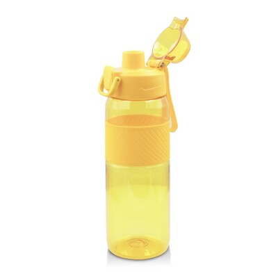 Butelka sportowa z Tritanu 850 ml Air Gifts | Flore z nadrukiem Twojego logo, materiał: plastik, pp, pc, tritan, kolor: żółty Butelka sportowa z Tritanu 850 ml Air Gifts | Flore z nadrukiem Twojego logo, materiał: plastik, pp, pc, tritan, kolor: żółty