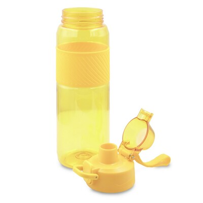 Butelka sportowa z Tritanu 850 ml Air Gifts | Flore z nadrukiem Twojego logo, materiał: plastik, pp, pc, tritan, kolor: żółty Butelka sportowa z Tritanu 850 ml Air Gifts | Flore z nadrukiem Twojego logo, materiał: plastik, pp, pc, tritan, kolor: żółty