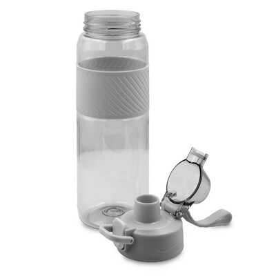Butelka sportowa z Tritanu 850 ml Air Gifts | Flore z nadrukiem Twojego logo, materiał: plastik, pp, pc, tritan, kolor: szary Butelka sportowa z Tritanu 850 ml Air Gifts | Flore z nadrukiem Twojego logo, materiał: plastik, pp, pc, tritan, kolor: szary