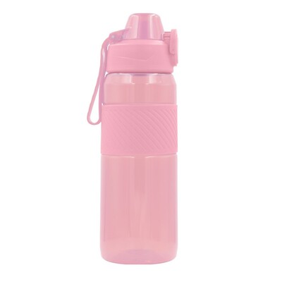 Butelka sportowa z Tritanu 850 ml Air Gifts | Flore z nadrukiem Twojego logo, materiał: plastik, pp, pc, tritan, kolor: różowy Butelka sportowa z Tritanu 850 ml Air Gifts | Flore z nadrukiem Twojego logo, materiał: plastik, pp, pc, tritan, kolor: różowy