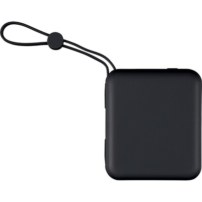 Power bank 10000 mAh z nadrukiem Twojego logo, materiał: pc, tpe, kolor: czarny Power bank 10000 mAh z nadrukiem Twojego logo, materiał: pc, tpe, kolor: czarny