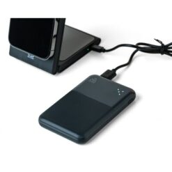 Power bank 10000 mAh z nadrukiem Twojego logo, materiał: pc, kolor: czarny