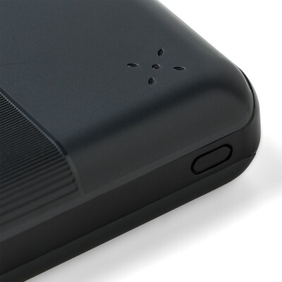 Power bank 20000 mAh z nadrukiem Twojego logo, materiał: pc, kolor: czarny Power bank 20000 mAh z nadrukiem Twojego logo, materiał: pc, kolor: czarny