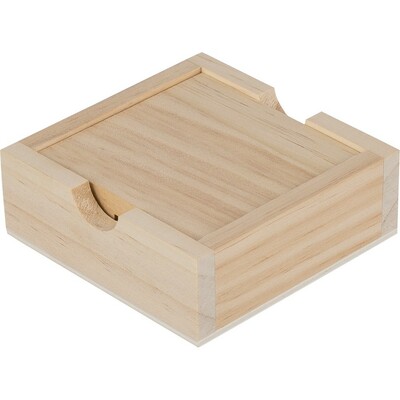 Mini zestaw Sudoku, gra z nadrukiem Twojego logo, materiał: drewno, kolor: brązowy Mini zestaw Sudoku, gra z nadrukiem Twojego logo, materiał: drewno, kolor: brązowy