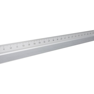 Linijka trójkątna z nadrukiem Twojego logo, materiał: aluminium, kolor: srebrny Linijka trójkątna z nadrukiem Twojego logo, materiał: aluminium, kolor: srebrny