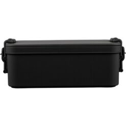 Pudełko śniadaniowe 2,2l z nadrukiem Twojego logo, materiał: pp, kolor: czarny