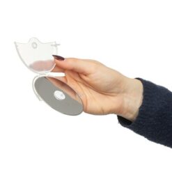 Nóż do pizzy z nadrukiem Twojego logo, materiał: plastik, pp, stal nierdzewna, stal, kolor: czerwony