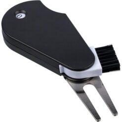 Narzędzie wielofunkcyjne do gry w golfa z nadrukiem Twojego logo, materiał: plastik, kolor: czarny