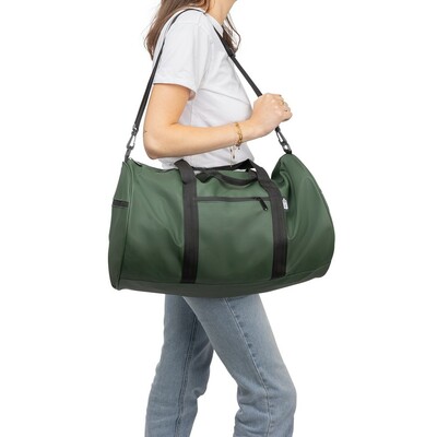 Torba sportowa, podróżna z nadrukiem Twojego logo, materiał: rpet, kolor: zielony Torba sportowa, podróżna z nadrukiem Twojego logo, materiał: rpet, kolor: zielony