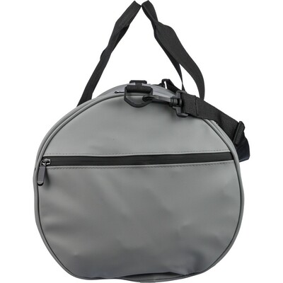 Torba sportowa, podróżna z nadrukiem Twojego logo, materiał: rpet, kolor: szary Torba sportowa, podróżna z nadrukiem Twojego logo, materiał: rpet, kolor: szary