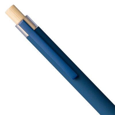 Długopis z nadrukiem Twojego logo, materiał: metal, plastik, aluminium, bambus, kolor: niebieski Długopis z nadrukiem Twojego logo, materiał: metal, plastik, aluminium, bambus, kolor: niebieski