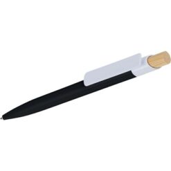 Długopis z nadrukiem Twojego logo, materiał: metal, plastik, bambus, kolor: czarny