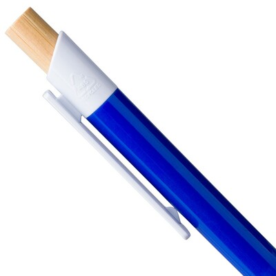 Długopis z nadrukiem Twojego logo, materiał: metal, plastik, bambus, kolor: granatowy Długopis z nadrukiem Twojego logo, materiał: metal, plastik, bambus, kolor: granatowy