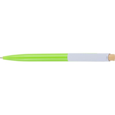 Długopis z nadrukiem Twojego logo, materiał: metal, plastik, bambus, kolor: limonkowy Długopis z nadrukiem Twojego logo, materiał: metal, plastik, bambus, kolor: limonkowy