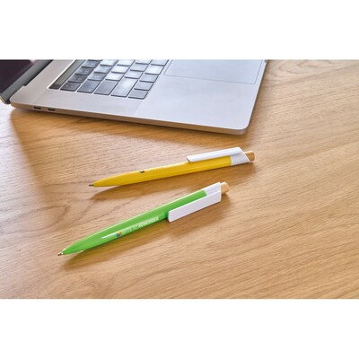 Długopis z nadrukiem Twojego logo, materiał: metal, plastik, bambus, kolor: limonkowy Długopis z nadrukiem Twojego logo, materiał: metal, plastik, bambus, kolor: limonkowy