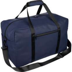 Torba sportowa, podróżna z nadrukiem Twojego logo, materiał: pu, poliester, kolor: niebieski