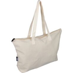 Torba na zakupy z nadrukiem Twojego logo, materiał: poliester, rpet, polibawełna, kolor: beżowy