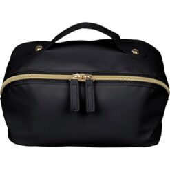 Kosmetyczka z nadrukiem Twojego logo, materiał: pu, poliester, kolor: czarny