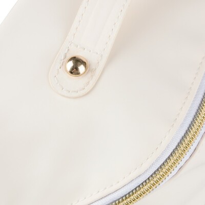 Kosmetyczka z nadrukiem Twojego logo, materiał: pu, poliester, kolor: beżowy Kosmetyczka z nadrukiem Twojego logo, materiał: pu, poliester, kolor: beżowy