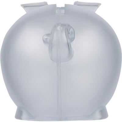 Skarbonka "świnka" z nadrukiem Twojego logo, materiał: plastik, kolor: neutralny Skarbonka "świnka" z nadrukiem Twojego logo, materiał: plastik, kolor: neutralny