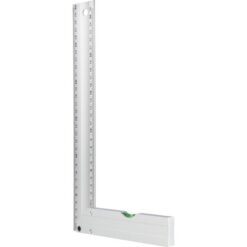 Kątownik 30 cm z nadrukiem Twojego logo, materiał: aluminium, kolor: srebrny