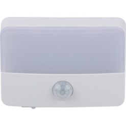 Lampka sensoryczna z nadrukiem Twojego logo, materiał: metal, plastik, pvc, kolor: biały