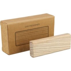 Odświeżacz do samochodu z nadrukiem Twojego logo, materiał: drewno, kolor: brązowy