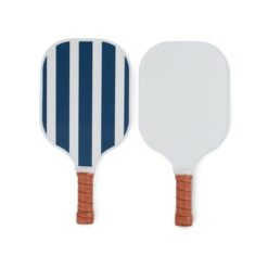 Zestaw do gry Pickleball VINGA Lagoa z nadrukiem Twojego logo, materiał: pu, drewno, kolor: navy, white