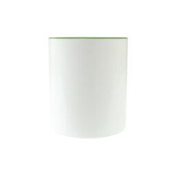 Kubek ceramiczny 350 ml | Nerita z nadrukiem Twojego logo, materiał: ceramika, kolor: jasnozielony