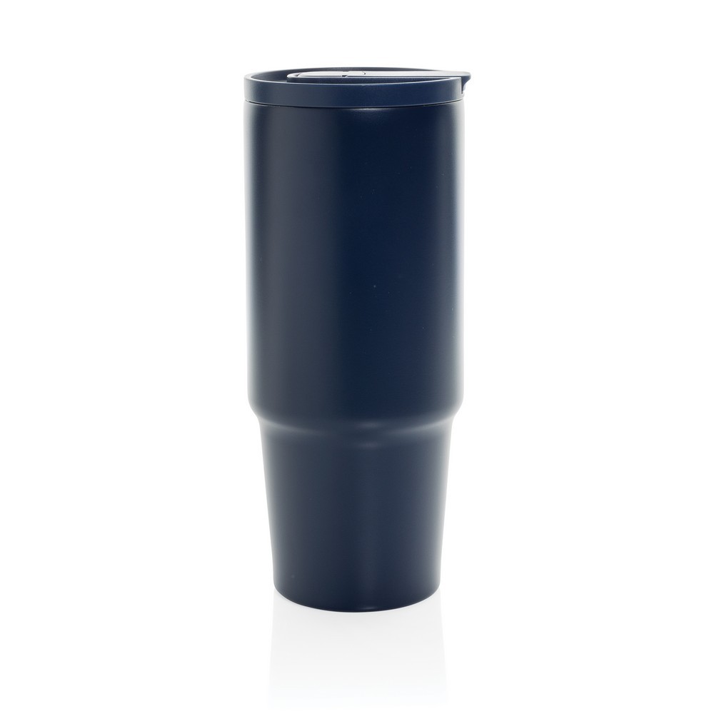 Kubek termiczny 900 ml z nadrukiem Twojego logo, materiał: pp, stal nierdzewna, stal, kolor: granatowy Kubek termiczny 900 ml z nadrukiem Twojego logo, materiał: pp, stal nierdzewna, stal, kolor: granatowy