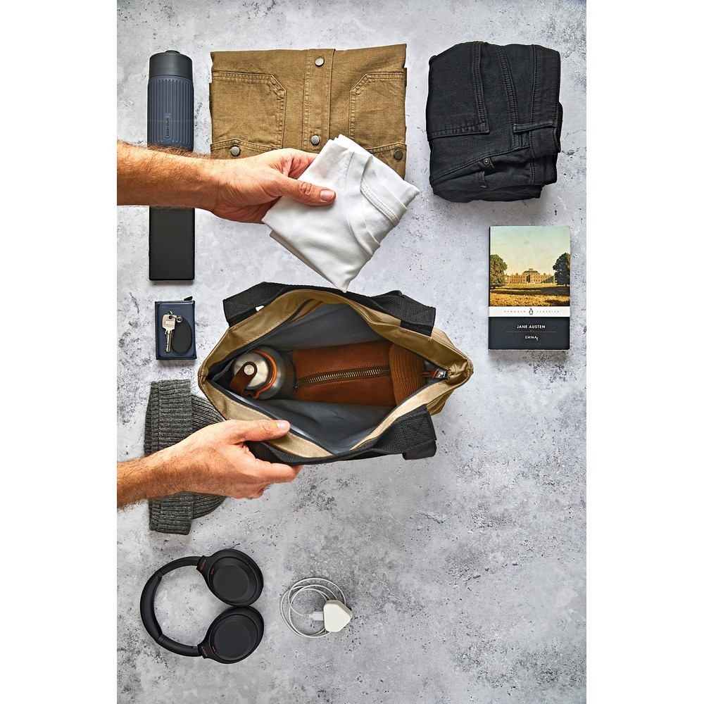 Torba termoizloacyjna Black+Blum z nadrukiem Twojego logo, materiał: rpet, kolor: clay Torba termoizloacyjna Black+Blum z nadrukiem Twojego logo, materiał: rpet, kolor: clay