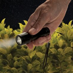 Latarka Flara z nadrukiem Twojego logo, kolor: black