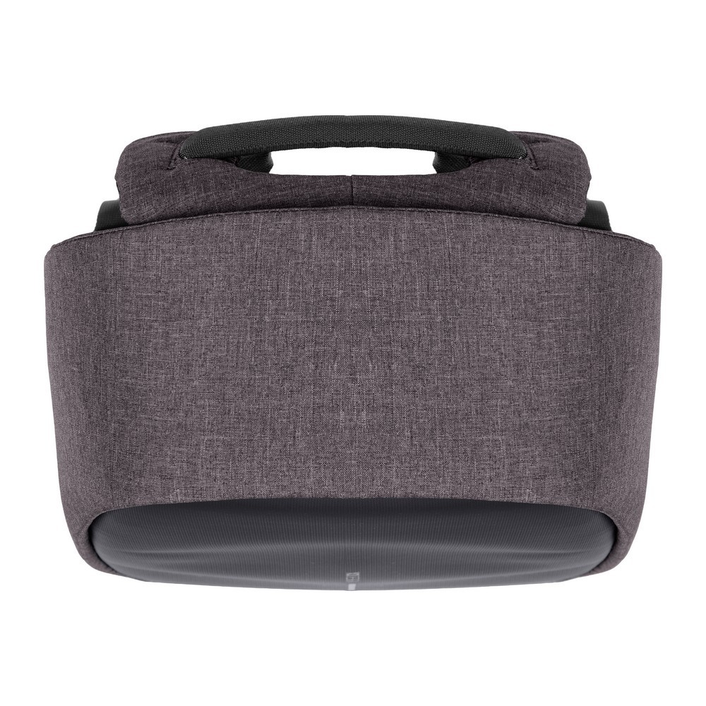 Bobby Hero Small plecak chroniący przed kieszonkowcami z nadrukiem Twojego logo, materiał: pu, rpet, kolor: szary Bobby Hero Small plecak chroniący przed kieszonkowcami z nadrukiem Twojego logo, materiał: pu, rpet, kolor: szary