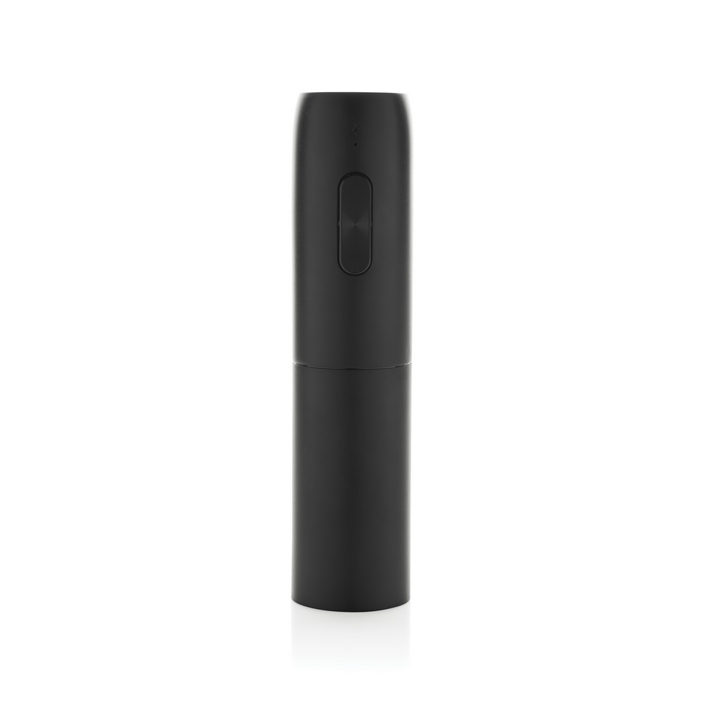 Elektryczny korkociąg do wina na USB Vino z nadrukiem Twojego logo, materiał: plastik, kolor: black Elektryczny korkociąg do wina na USB Vino z nadrukiem Twojego logo, materiał: plastik, kolor: black