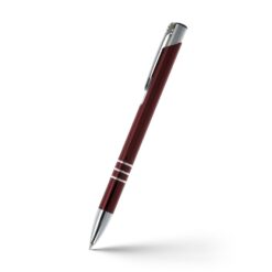Długopis | Jones z nadrukiem Twojego logo, materiał: aluminium, kolor: burgund