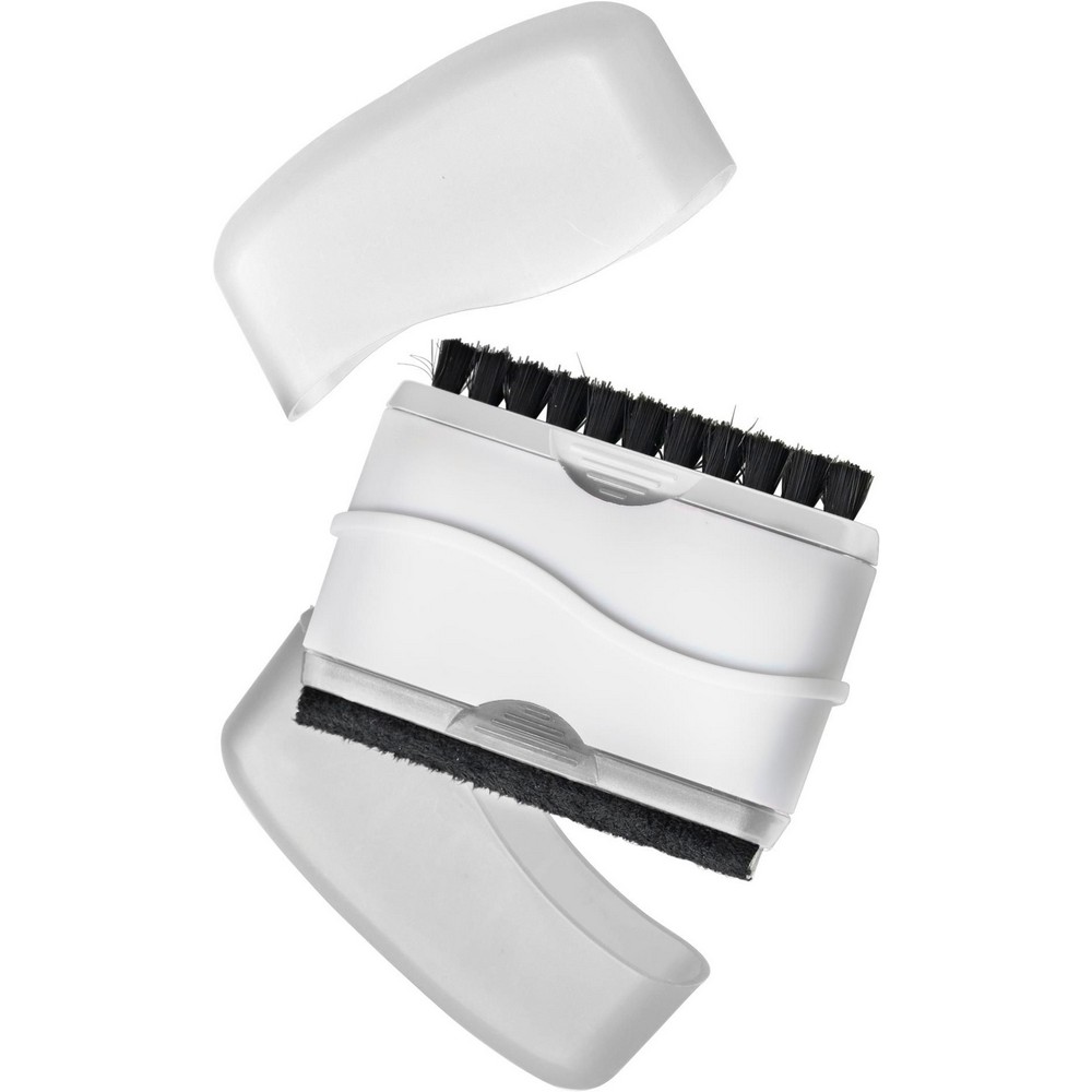 Czyścik do ekranu z nadrukiem Twojego logo, materiał: plastik, welur, kolor: biały Czyścik do ekranu z nadrukiem Twojego logo, materiał: plastik, welur, kolor: biały