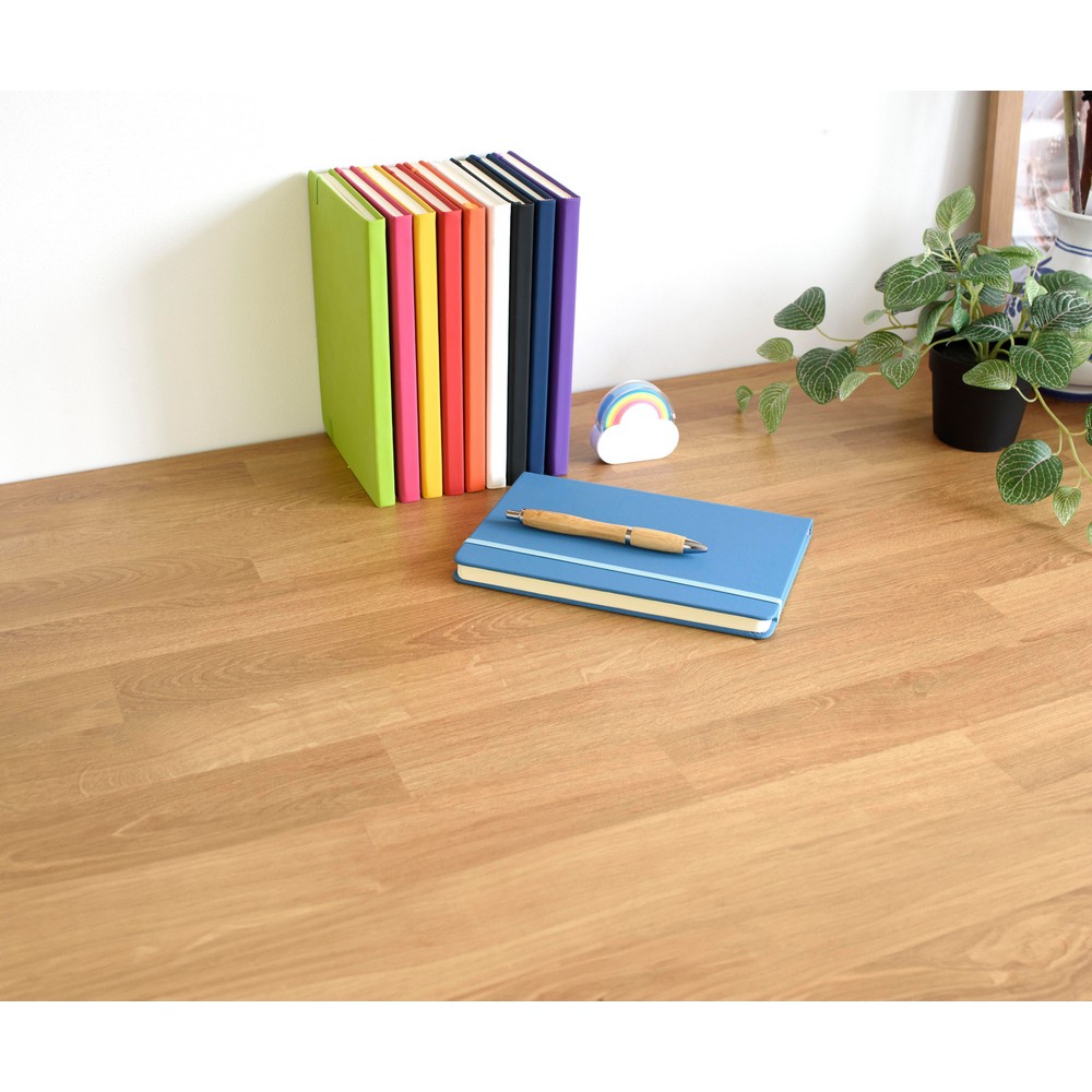 Notatnik ok. A5 | Eugene z nadrukiem Twojego logo, materiał: karton, pu, papier, kolor: zielony Notatnik ok. A5 | Eugene z nadrukiem Twojego logo, materiał: karton, pu, papier, kolor: zielony