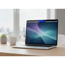 Zasłona na kamerę internetową | Marick z nadrukiem Twojego logo, materiał: plastik, kolor: niebieski