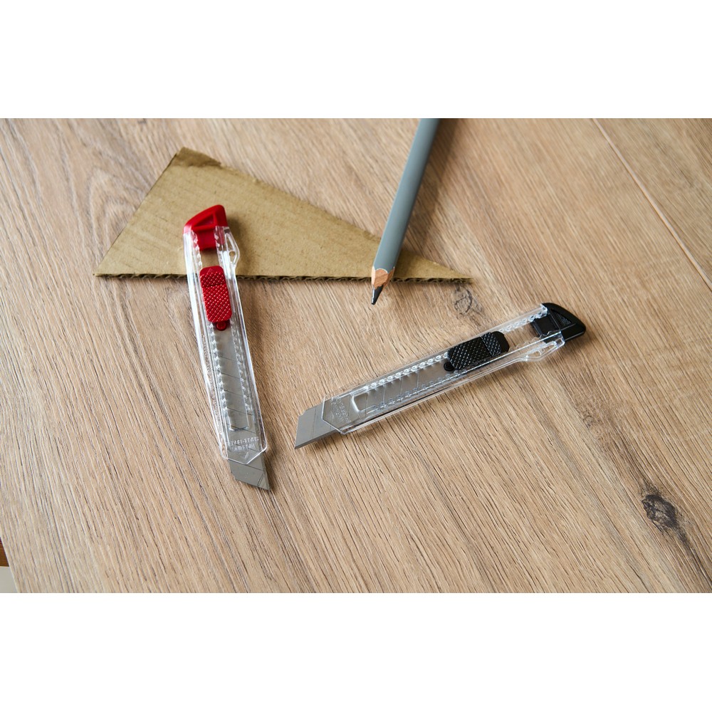 Nóż do tapet z nadrukiem Twojego logo, materiał: metal, plastik, kolor: czarny Nóż do tapet z nadrukiem Twojego logo, materiał: metal, plastik, kolor: czarny