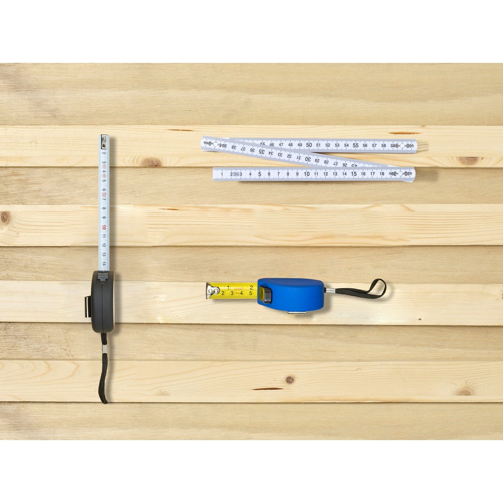 Miara 3m z nadrukiem Twojego logo, materiał: pe, stal, kolor: niebieski Miara 3m z nadrukiem Twojego logo, materiał: pe, stal, kolor: niebieski